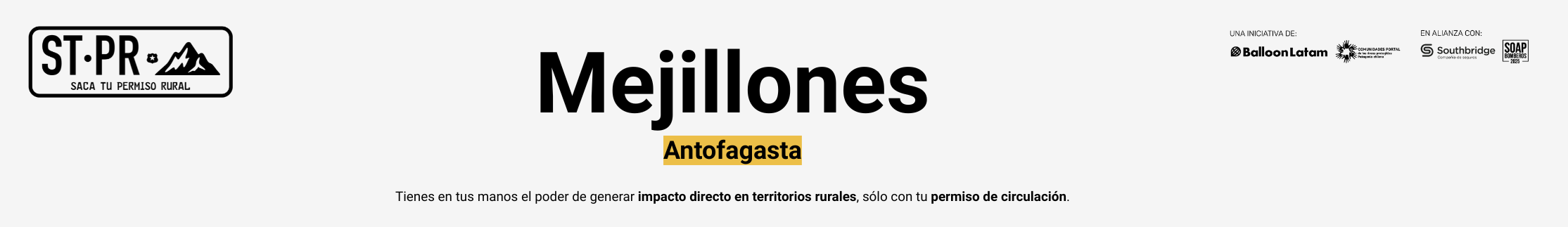 Banner stpr mejillones